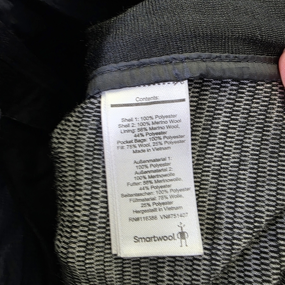 Smartwool  quilted  Smartloft 60 Hoodie Vest - Picture 8 of 14